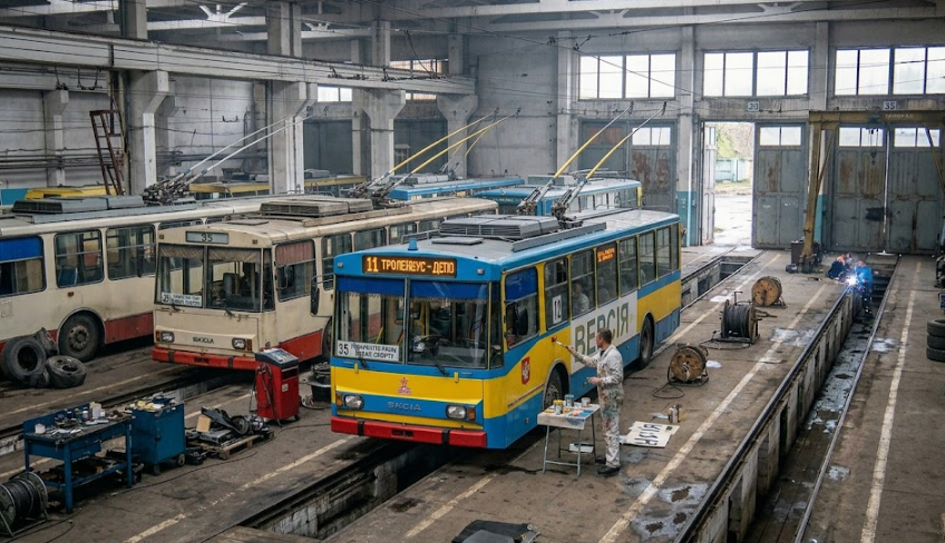 11 тролейбус Київа