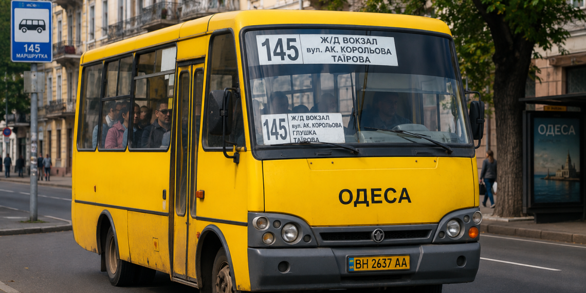 Маршрутка 145 Одессы – расписание ж/м Радужный – ул. Ярослава Баиса