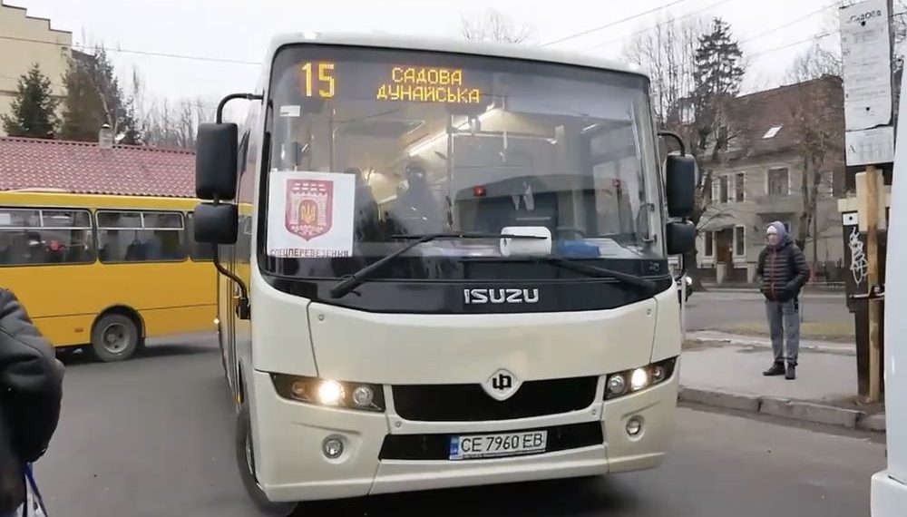 15 маршрутка в Чернівцях