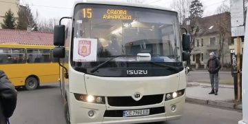 15 маршрутка в Чернівцях