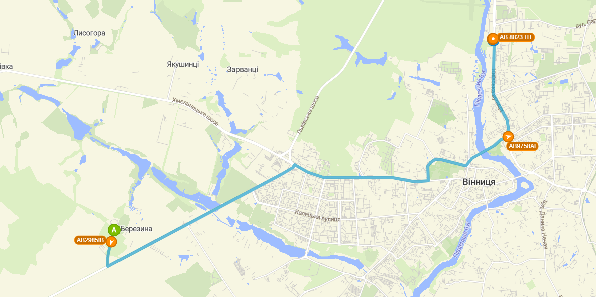 16А - схема маршрутки