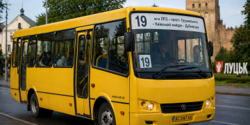 19 маршрутка Луцька