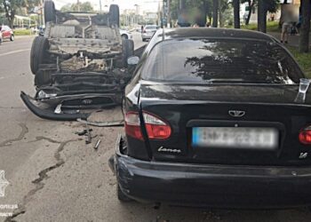 Двоє дорослих і дитина травмовані внаслідок ДТП на проспекті Тараса Шевченка – Суми та область