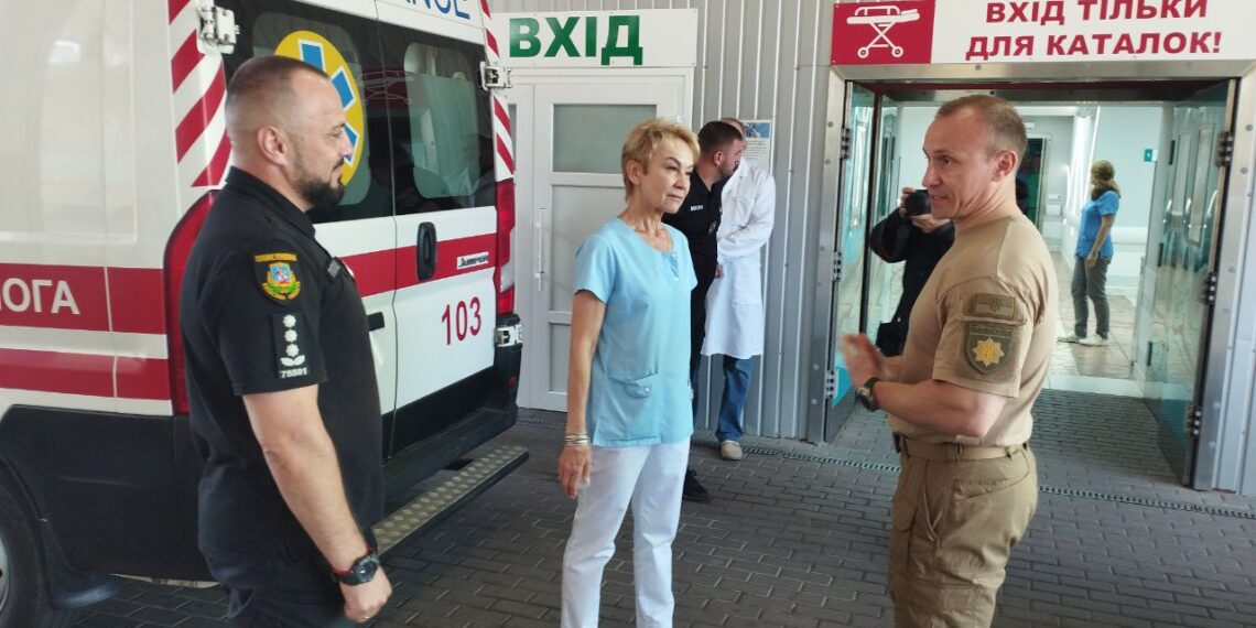 Керівництво поліції Київщини відвідало поранених бійців у Білоцерківській лікарні (ФОТО, ВІДЕО)