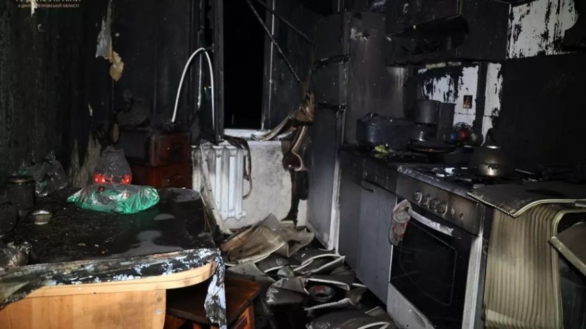 Пожежа у Дніпрі 17 серпня