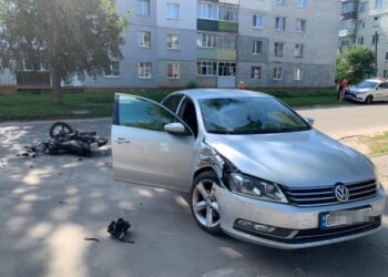 У Шостці у ДТП постраждав мотоцикліст – Суми та область