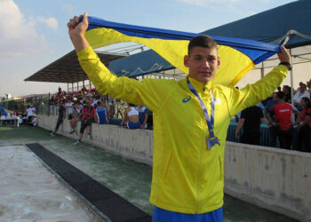 Ярослав Листопад з Полтавщини здобув «бронзу» на юнацькому Чемпіонаті асоціації балканських націй • Легка атлетика •
