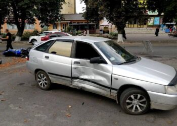 У Сквирі водій збив 23-річного мотоцикліста