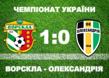 «Ворскла» завдяки пенальті у першому таймі перемогла «Олександрію» • Футбол •