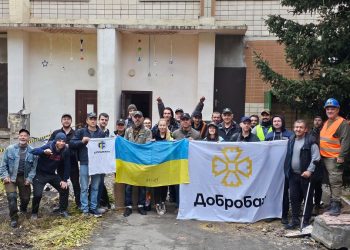 Команда “Добробату” розпочала демонтажні роботи у броварському дитсадку “Джерельце” (ФОТО)