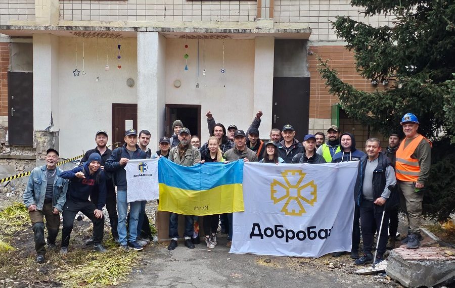 Команда “Добробату” розпочала демонтажні роботи у броварському дитсадку “Джерельце” (ФОТО)