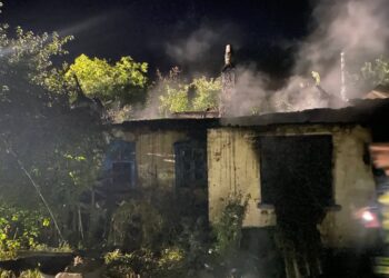 На Білоцерківщині під час пожежі в будинку двоє людей згоріли живцем