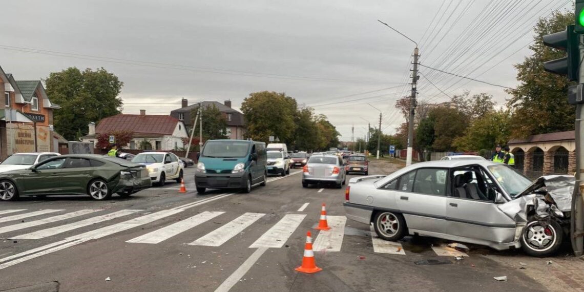 У Борисполі нетверезий водій спричинив ДТП