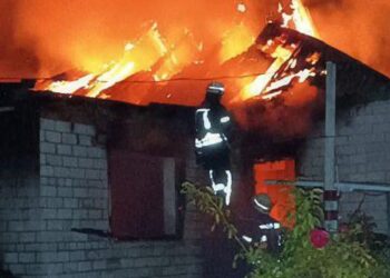 У пожежі на Бориспільщині постраждав літній чоловік