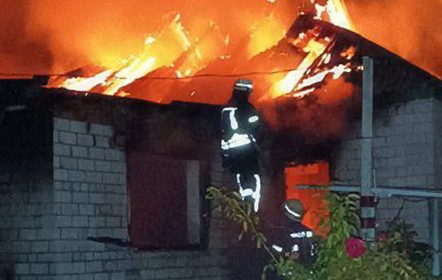 У пожежі на Бориспільщині постраждав літній чоловік