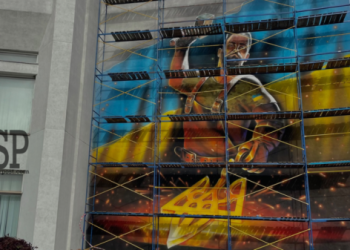 У Сумах на завершальній стадії новий мурал – Суми та область