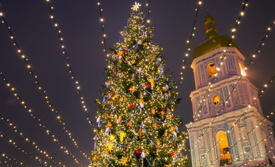 На Софійській площі встановлять новорічну ялинку за гроші меценатів, фото – Київщіна