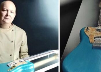 Кондитер з Дніпра зробив торт у вигляді гітари