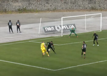 М’яч у ворота «Гірника-Спорт» увійшов до ТОП-5 голів туру в Першій лізі • Футбол •