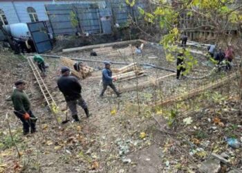 У Львові на вулиці Поповича поблизу бомбосховища розпочали незаконне будівництво (ВІДЕО) – Перший львівській портал