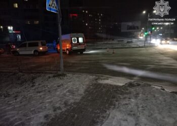 У Сумах на вулиці Героїв Крут збили пішохода – Суми та область