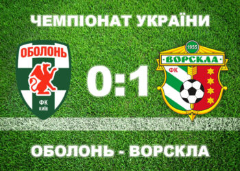 «Ворскла» на виїзді перемагає «Оболонь» • Футбол •