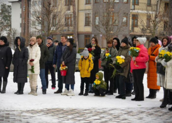 У Бучі відкрили ще пʼять меморіальних дощок імені загиблих Героїв, фото – Київщіна