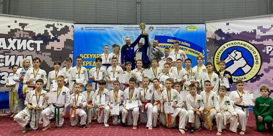Команда Київщини виборола перше місце на Всеукраїнському турнірі з рукопашного бою