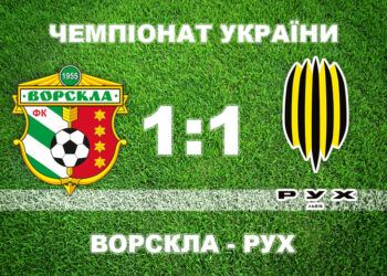 «Ворскла» і «Рух» поділили очки • Футбол •