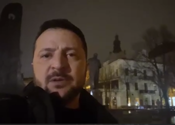 Зеленський відвідав Львів та записав історичне звернення біля пам’ятника Шевченку – Перший львівській портал