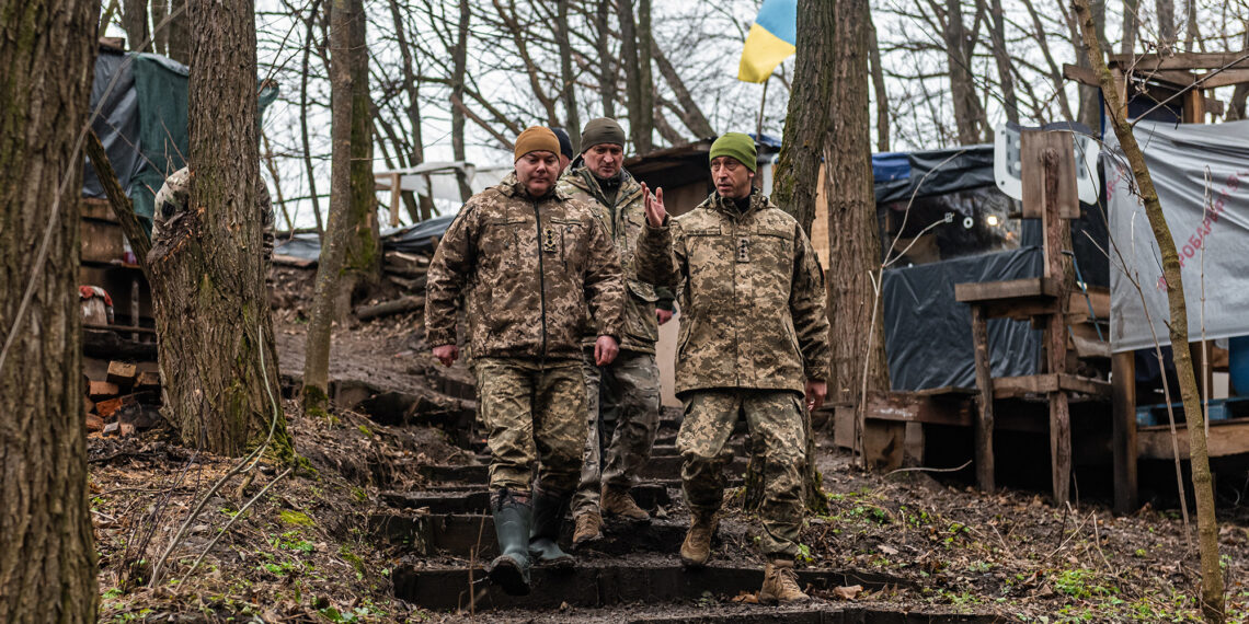 Наєв перевірив опорний пункт ЗСУ у Київській області і тилове забезпечення, фото – Київщіна