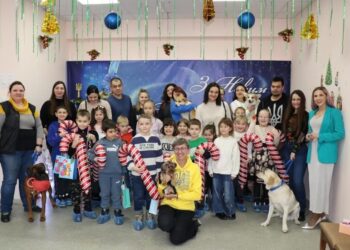 Чотирилапі “психологи” завітали до дітей Білоцерківської громади