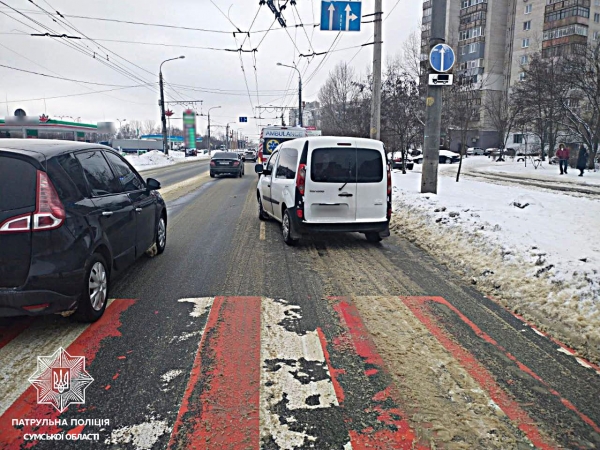 У Сумах збили жінку на пішохідному переході – Суми та область