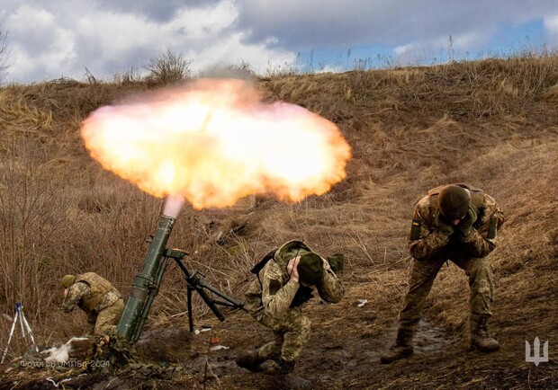 Карта боевых действий в Украине 15 февраля