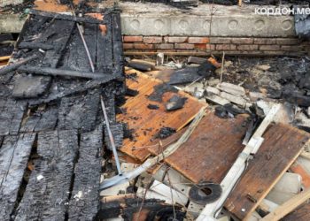 Внаслідок удару «Шахедом» у Тростянецькій громаді виникла пожежа в житловому секторі – Суми та область