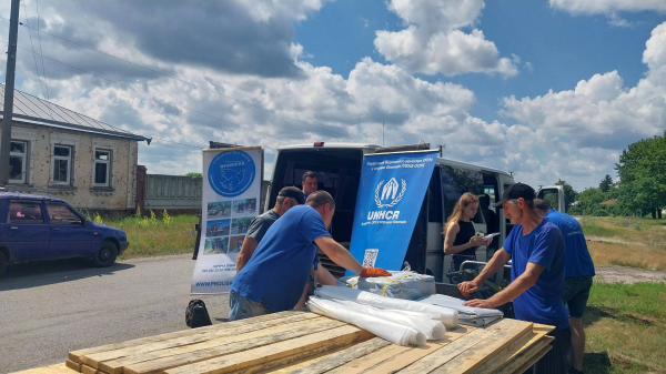 Мешканці Миропілля отримали допомогу будівельними матеріалами від “Проліски” – Суми та область