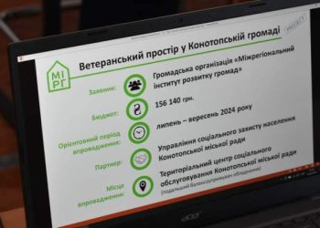 У Конотопі незабаром може з’явитися новий ветеранський простір та медіа-студія для молоді – Суми та область