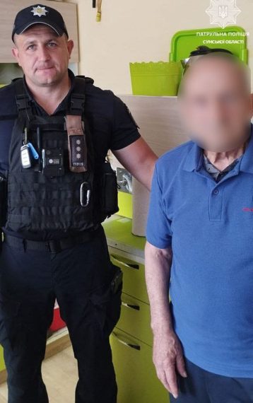 У Сумах патрульні повернули додому літнього чоловіка – Суми та область