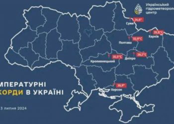 У Сумах зафіксовано черговий температурний рекорд – Суми та область