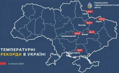 У Сумах зафіксовано черговий температурний рекорд – Суми та область