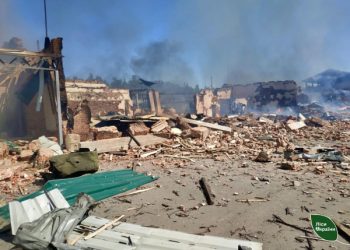 Повторний приліт на Сумщину: вщент зруйновано цех переробки деревини – Суми та область