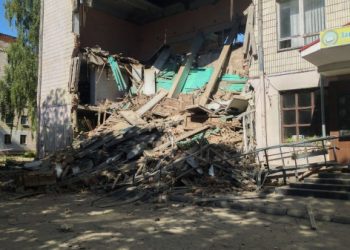 У Сумському центрі ПТО обвалилася частина будівлі – Суми та область