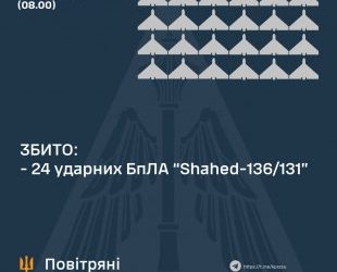 Вночі над Сумщиною збивали шахеди – Суми та область