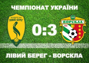 «Ворскла» перемогла «Лівий берег» • Футбол •