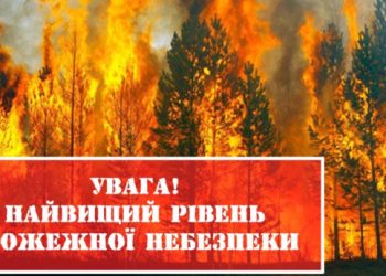 Найближчими днями на Сумщині збережеться найвищий клас пожежної небезпеки – Суми та область