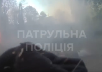 У патрульній поліції показали кадри повторного удару Шахеда по лікарні в Сумах – Суми та область