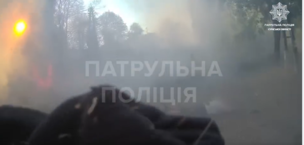 У патрульній поліції показали кадри повторного удару Шахеда по лікарні в Сумах – Суми та область