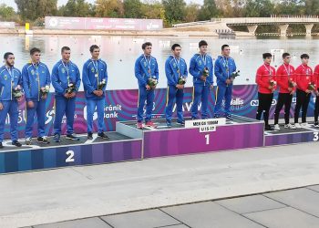 Веслувальники з Полтави здобули п’ять медалей на турнірі «Олімпійські надії» в Угорщині • Веслування •