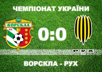 «Ворскла» у меншості втримала нічию в матчі з «Рухом» • Футбол •
