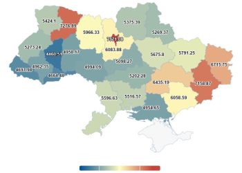 Розмір середньої пенсії в Україні становить 5851 грн, на Сумщині – 5269 – Суми та область